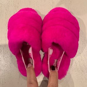 UGG sandals fluffy